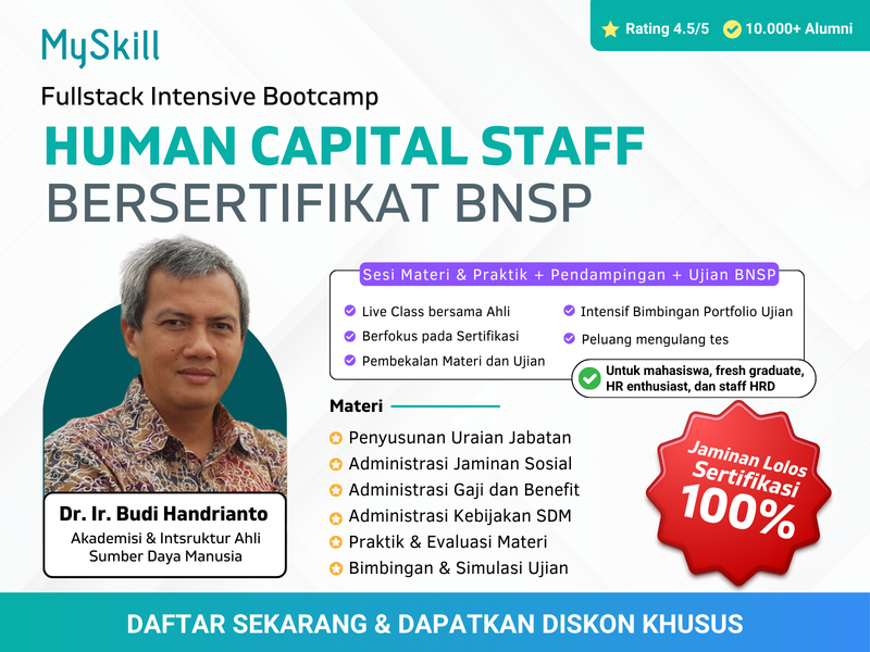 HUMAN CAPITAL STAFF BNSP: INTENSIVE TRAINING