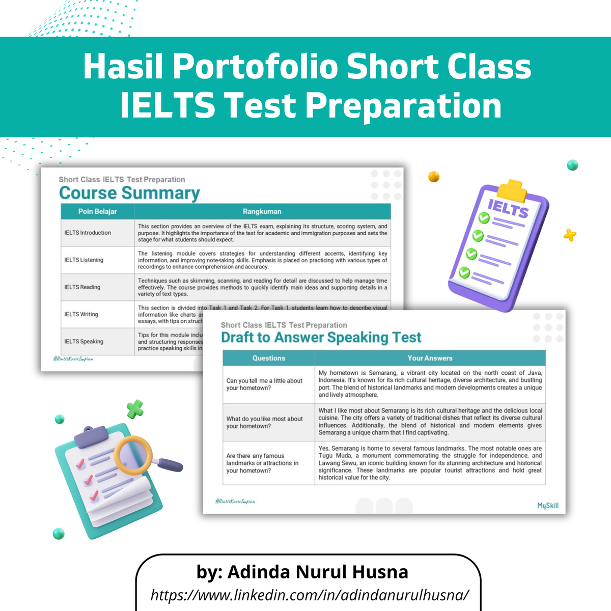 Dapatkan Portofolio Gratis
