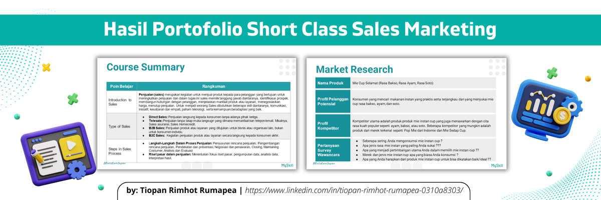 Dapatkan Portofolio Gratis