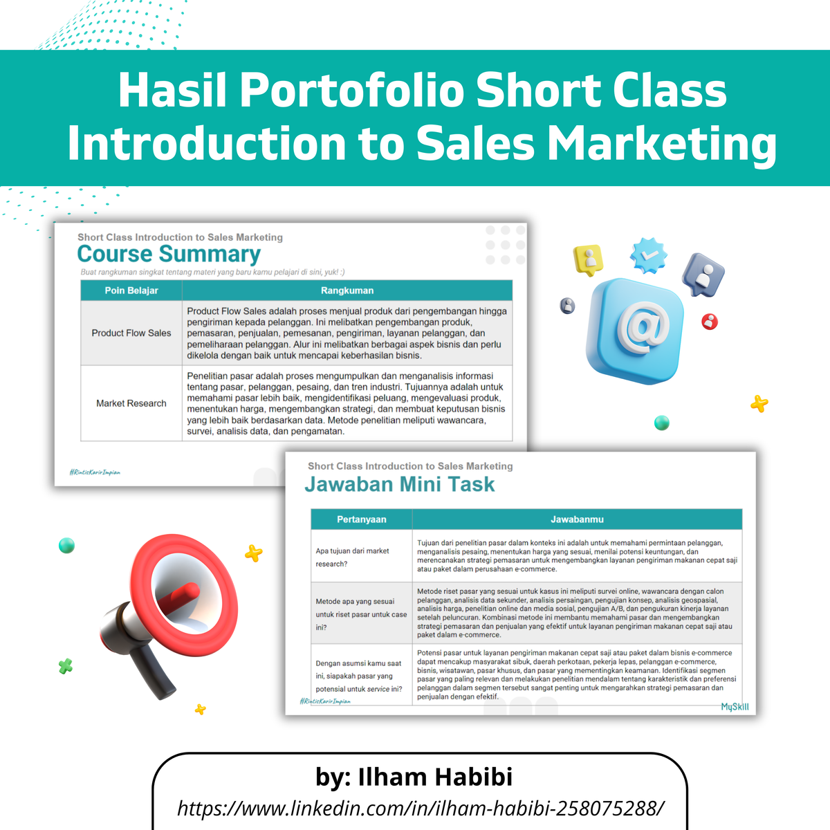 Dapatkan Portofolio Gratis