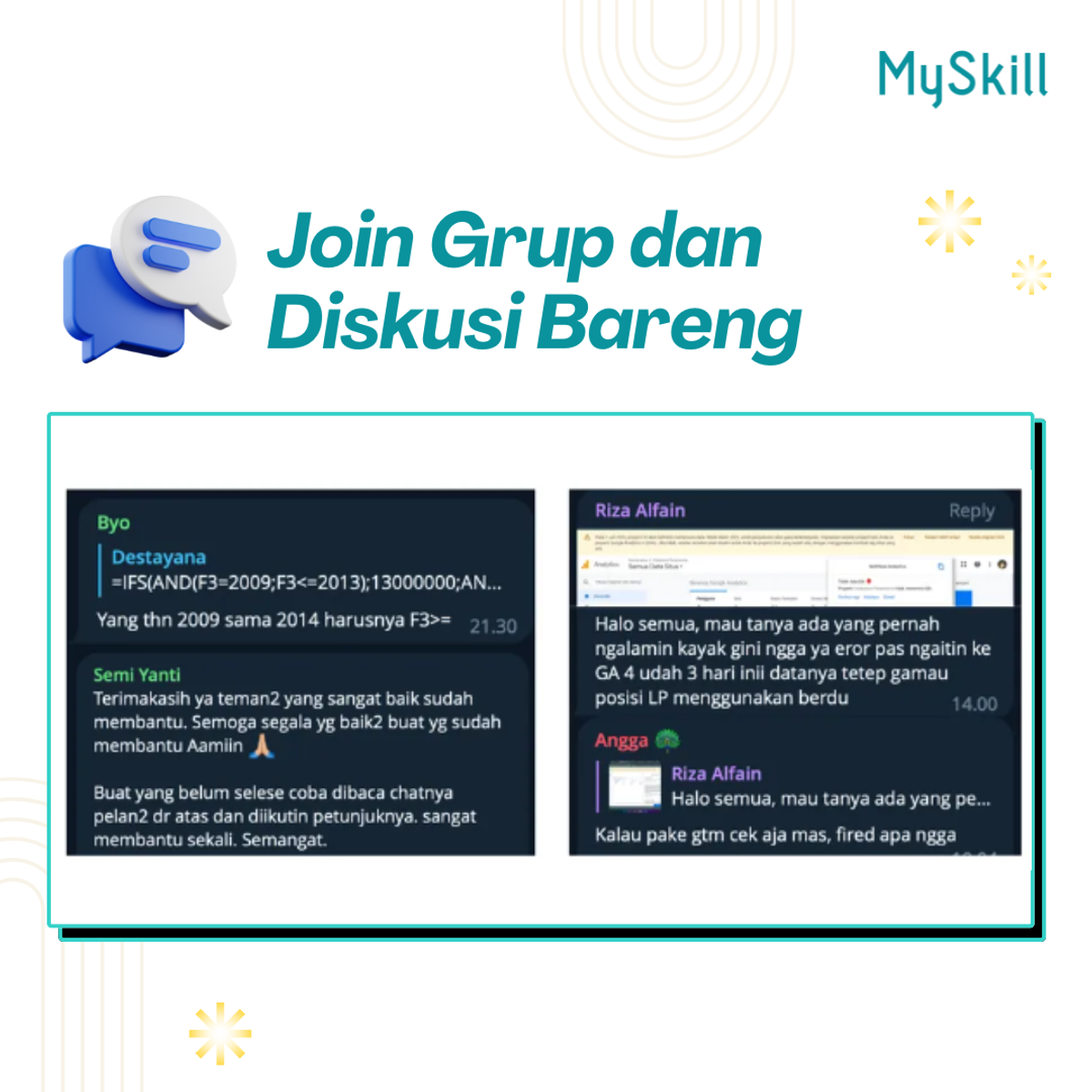 Join Grup & Diskusi Bareng
