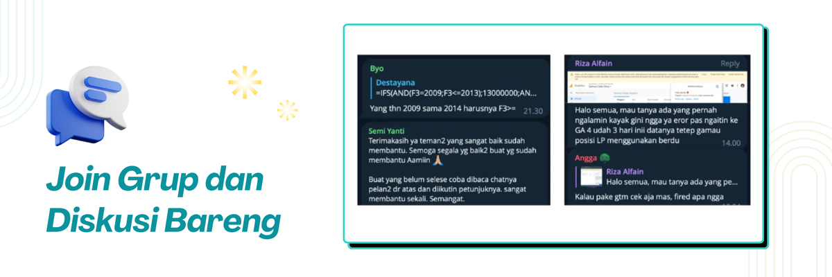 Join Grup dan Diskusi Bareng