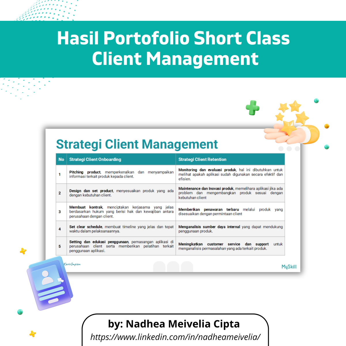 Dapatkan Portofolio Gratis