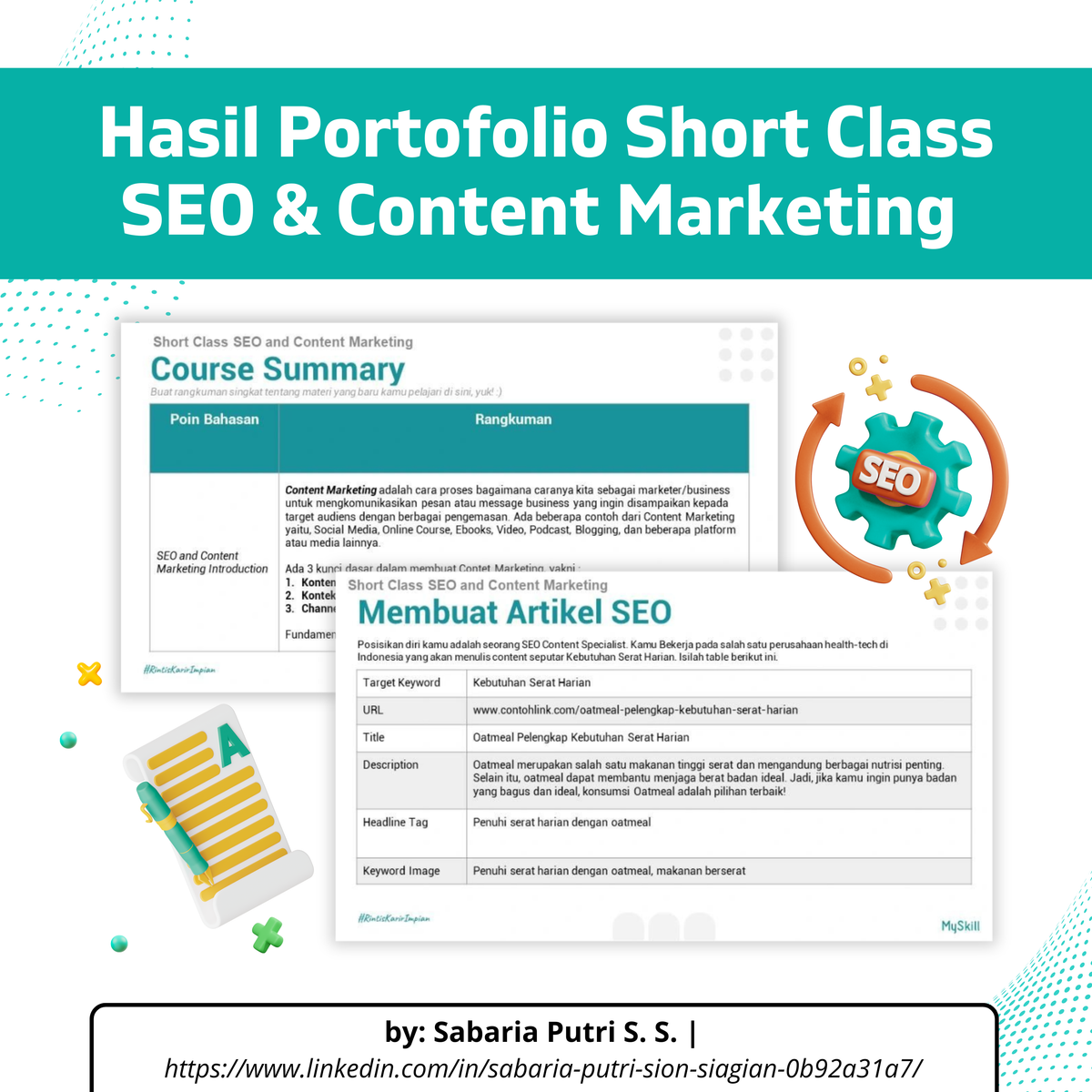 Dapatkan Portofolio Gratis