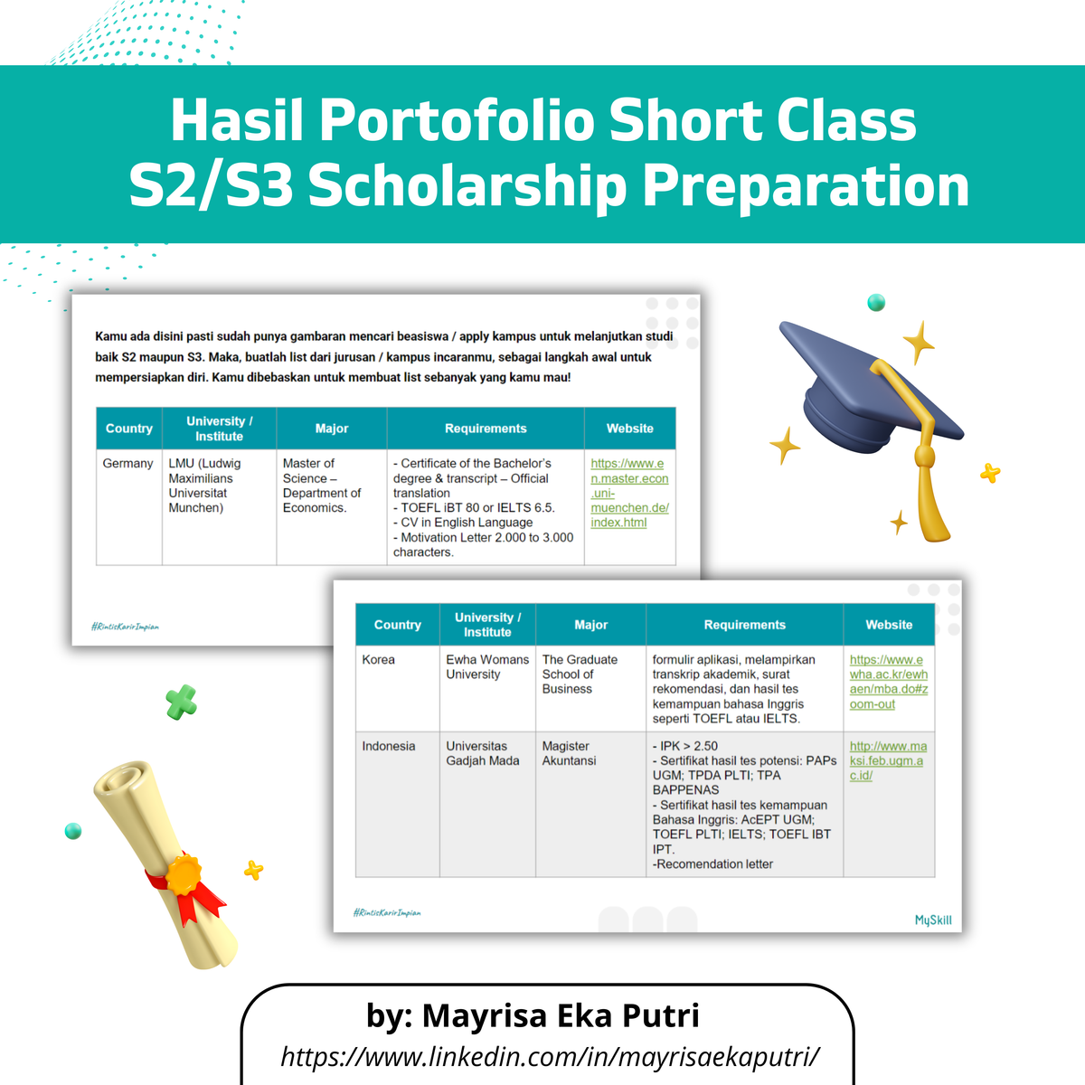 Dapatkan Portofolio Gratis