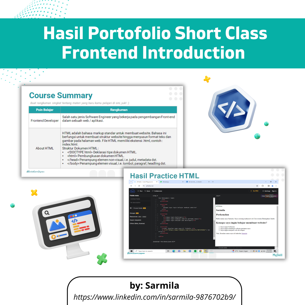 Dapatkan Portofolio Gratis