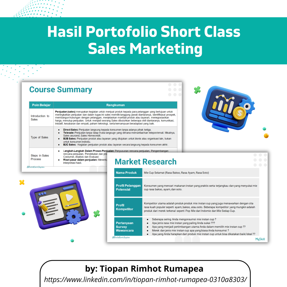 Dapatkan Portofolio Gratis