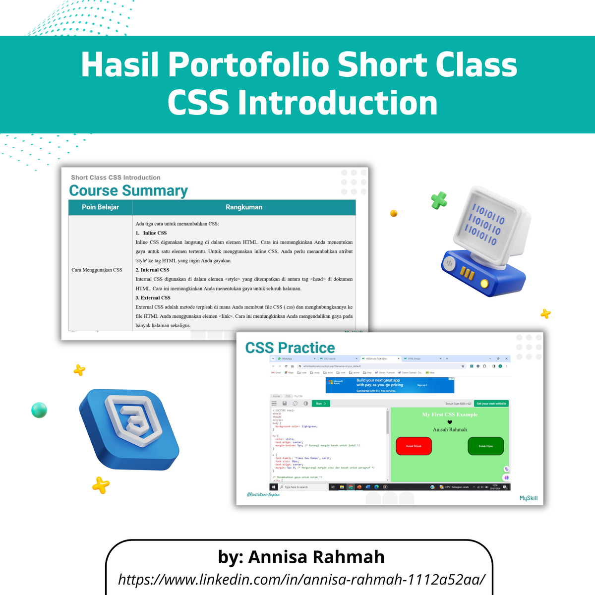 Dapatkan Portofolio Gratis