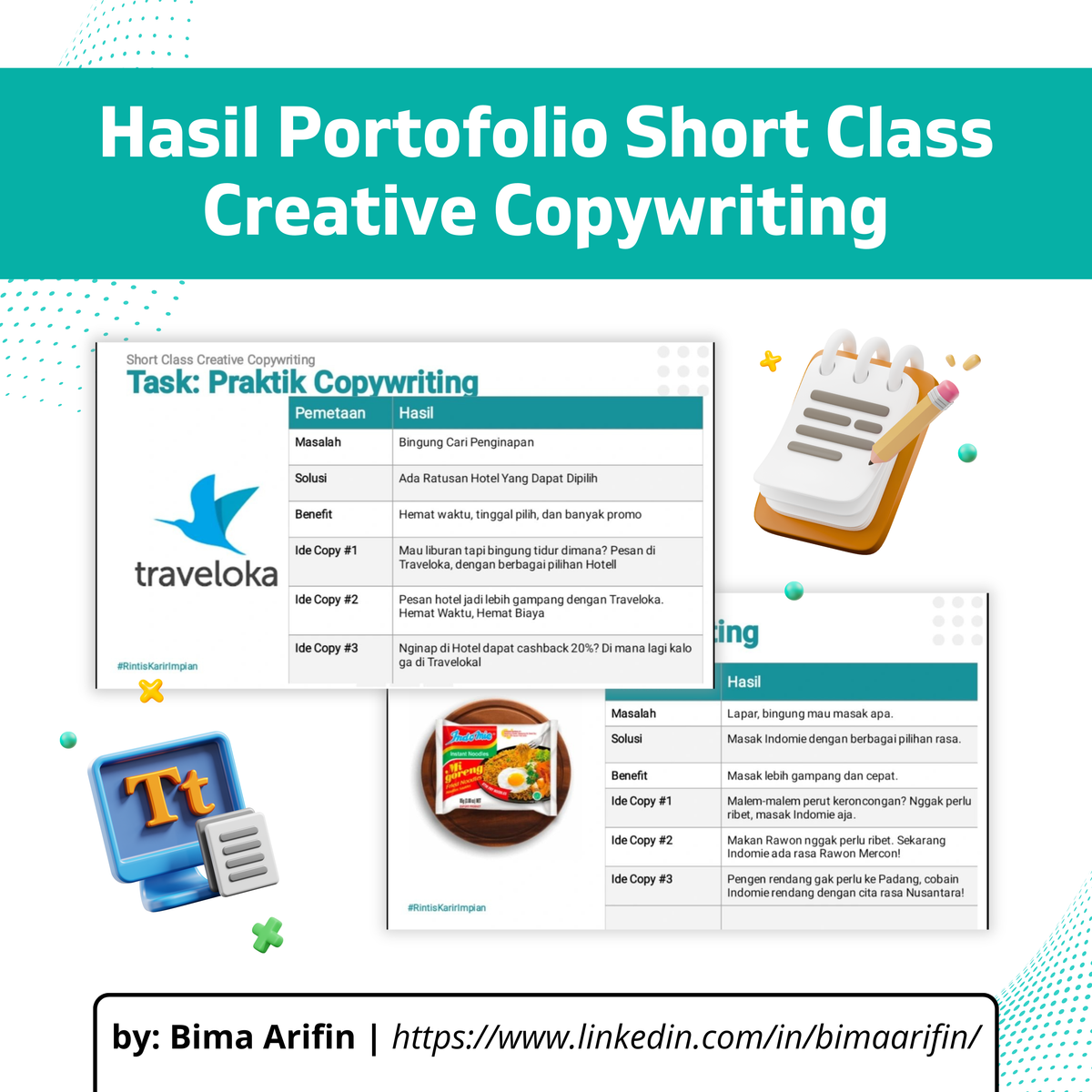 Dapatkan Portofolio Gratis